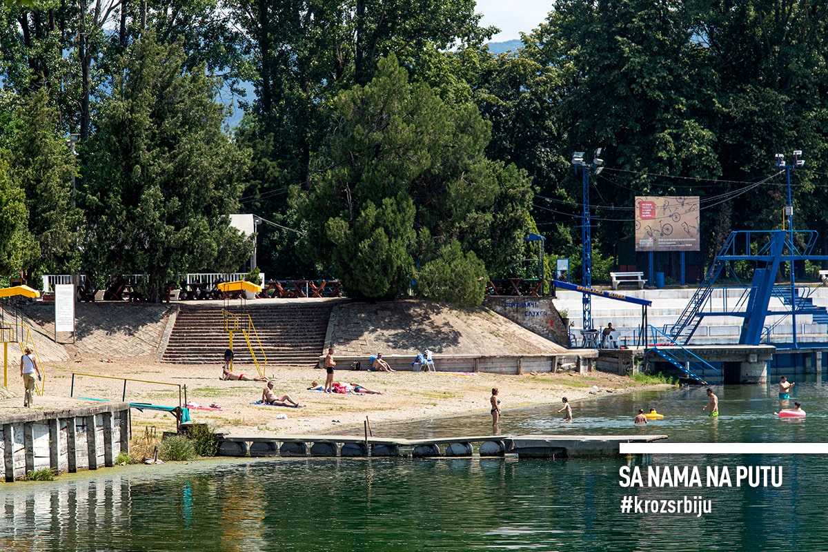 Belocrkvanska jezera, gradsko jezero